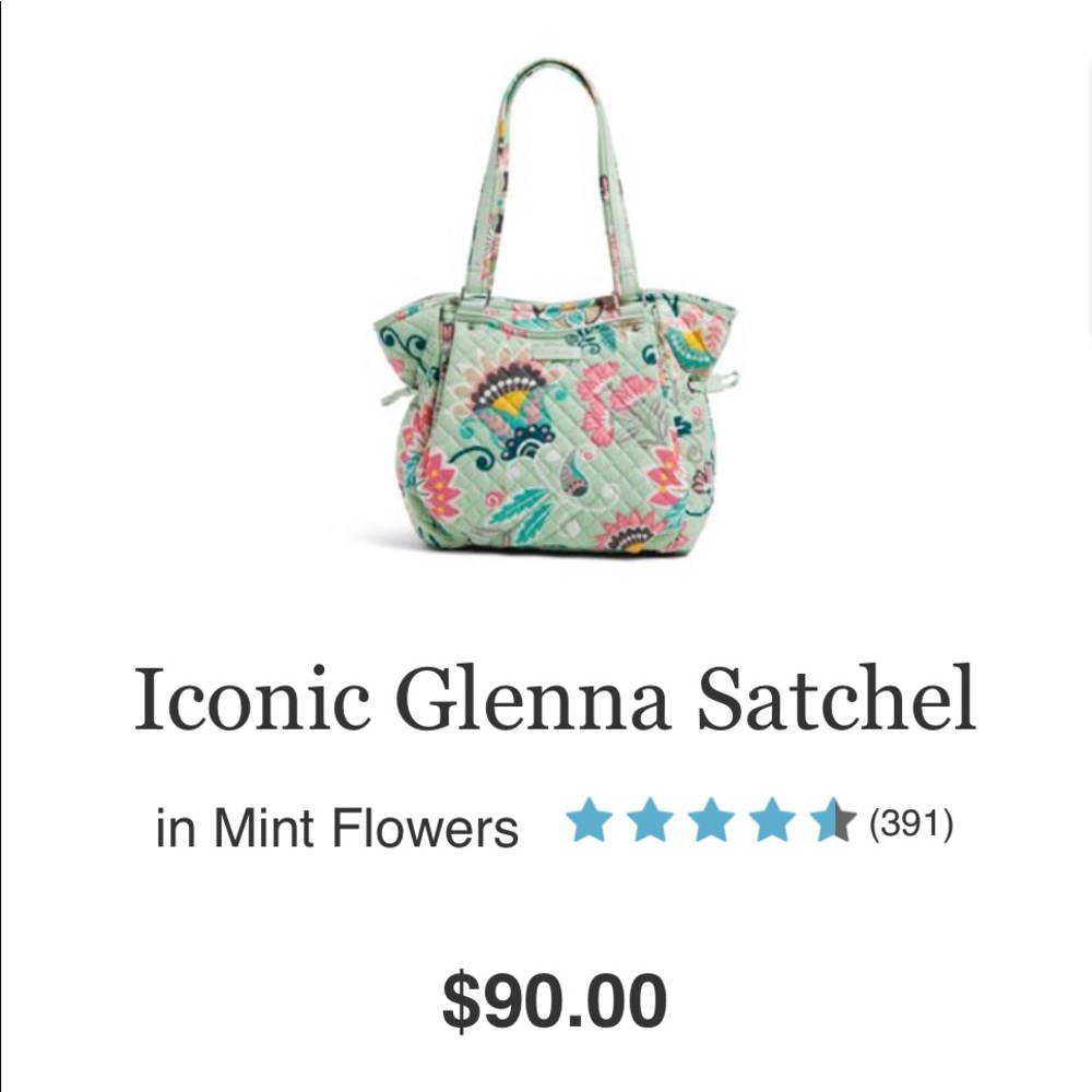 Vera Bradley Iconic Glenna Satchel